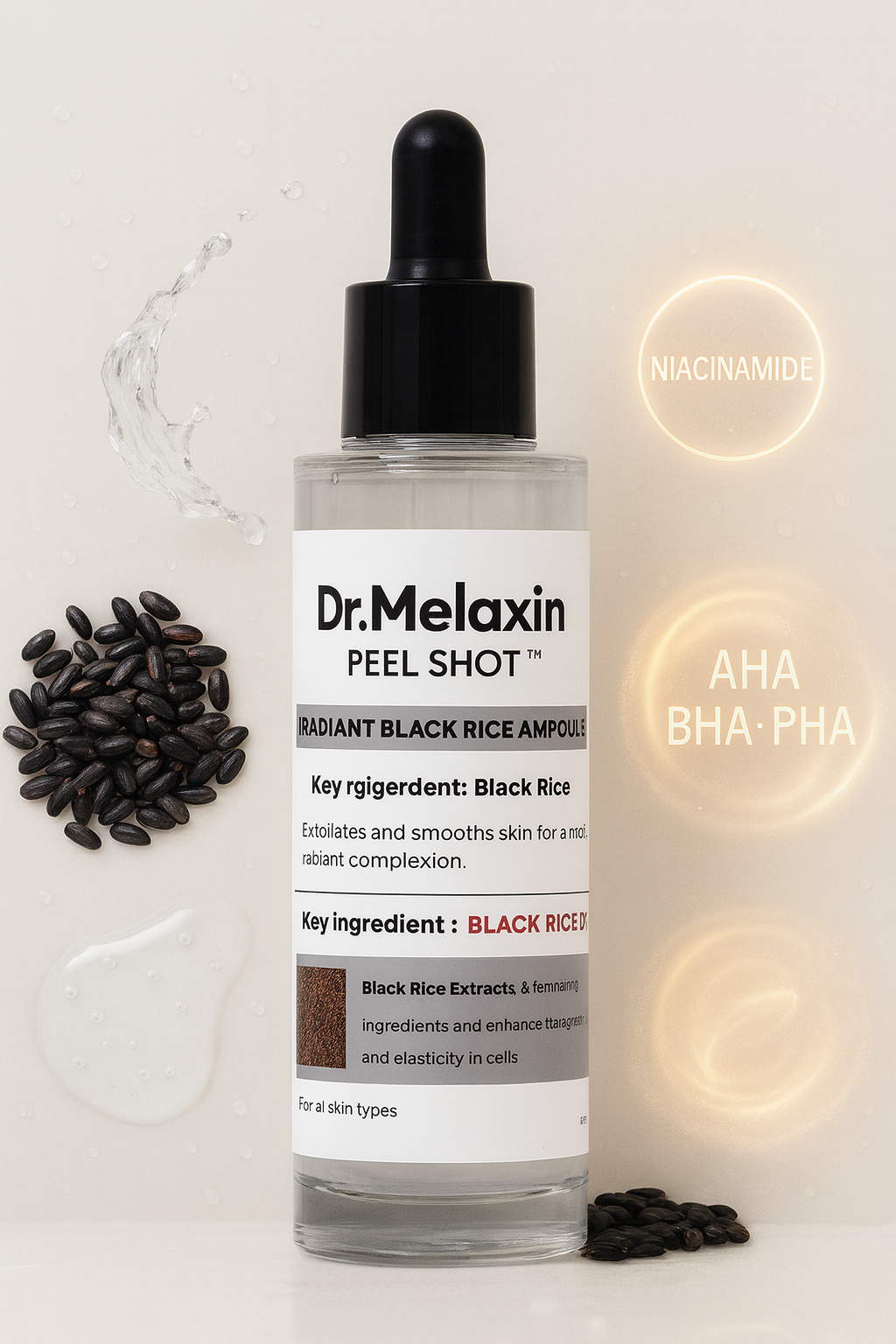 Dr. Melaxin Rice Peel Shot - Exfoliant & Moisturize