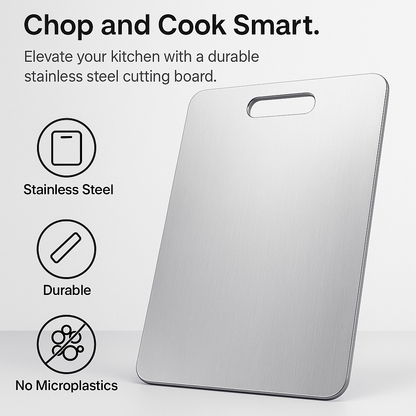 NexGen Stainless Steel Double sided Cutting Board