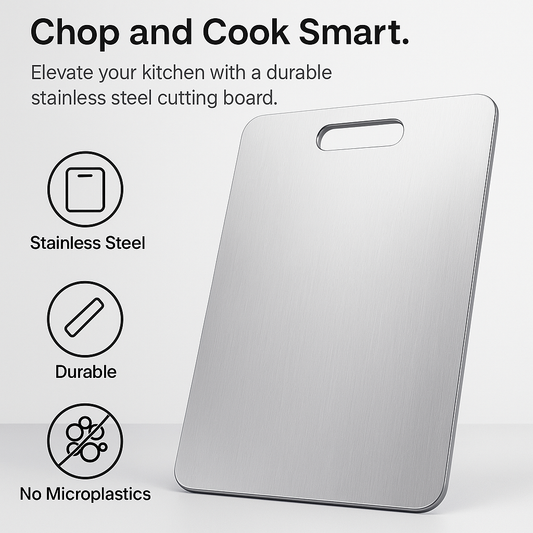 NexGen Stainless Steel Double sided Cutting Board